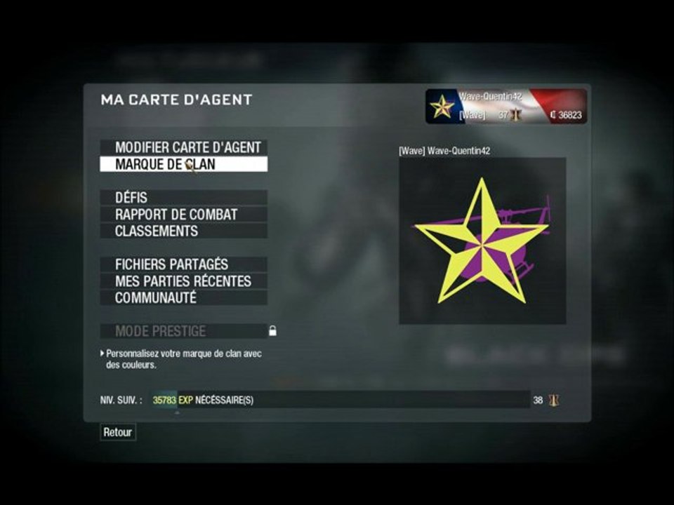 Carte d'agent.