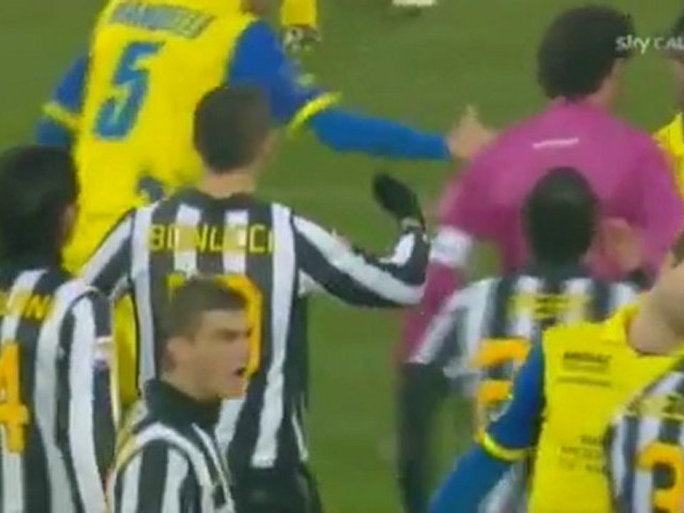 Chievo - Juventus 1-1 Gol Quagliarella Sintesi Serie A 10/11