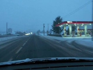 Oise/neige : circulation au ralenti sur la RD 1016