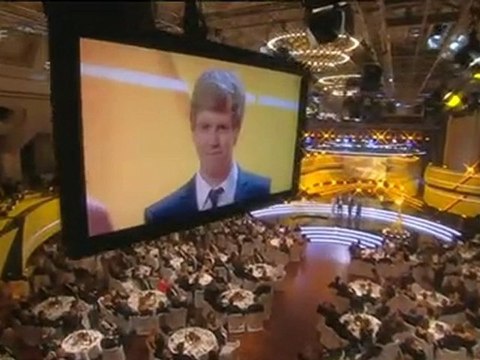 Sebastian Vettel is awarded Sportler des Jahres 2010