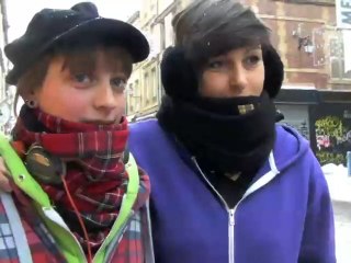 Neige dans les rues carolos