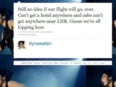 Lily Allen and Lady Gaga say f*** you to the snow
