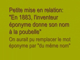 Casse tête littéral: Eponymie