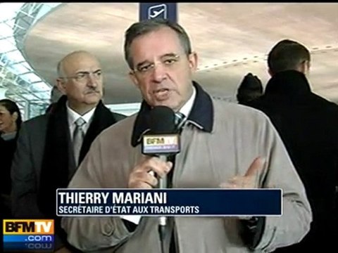 Neige : Mariani se rend à l’aéroport de Roissy