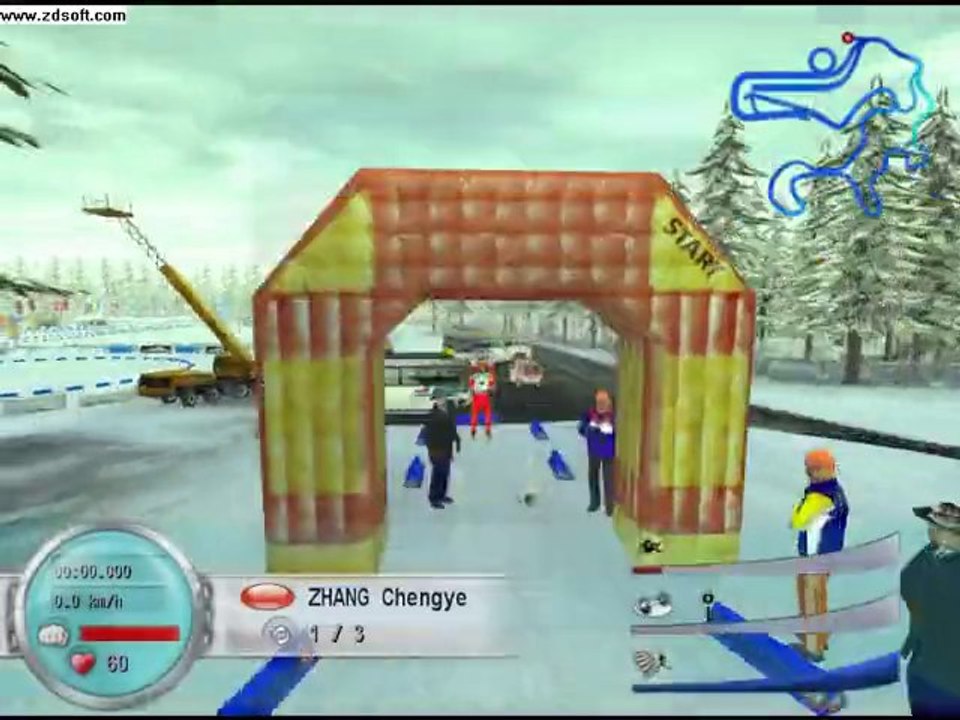 Biathlon 2006 - go for gold. Oestersund. Sprint.