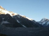 lever soleil Huddleston glacier-mt Cook