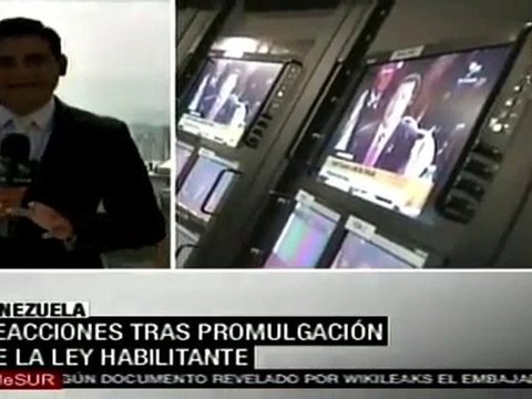 Reacciones contra Ley Habilitante en Venezuela