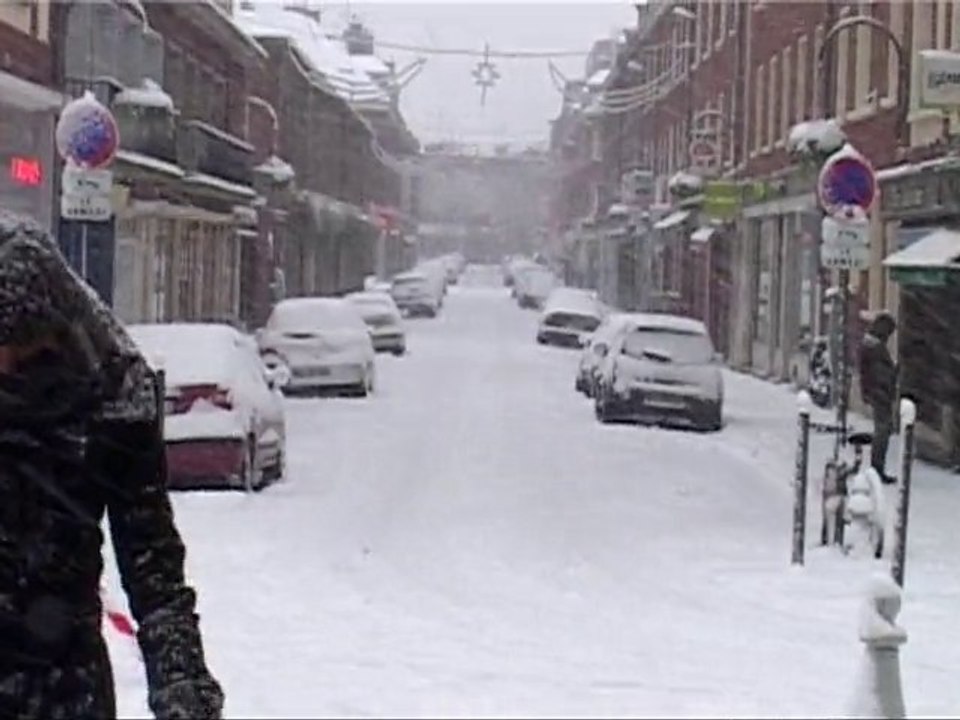 Amiens sous la neige