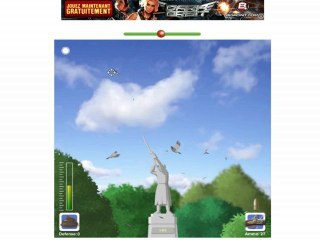 Statue tueuse de pigeon