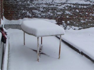 Neige à Fontaine-au-Pire