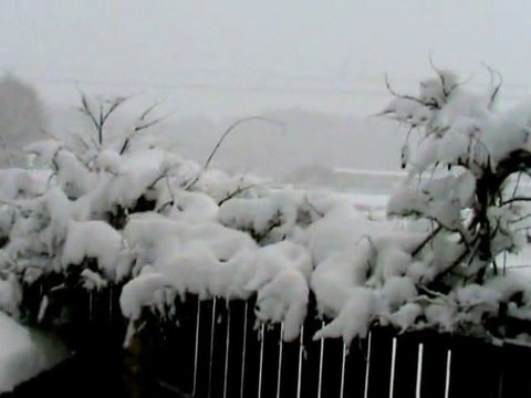 Neige d'automne à Beauvais