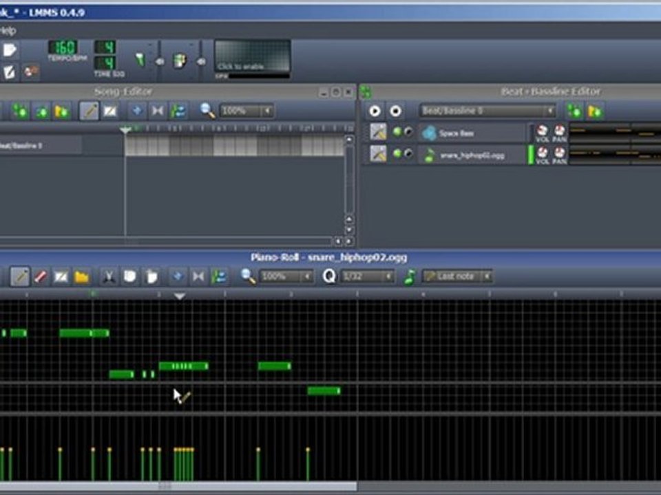 LMMS Tutorial | How to Glitch Drums in the Piano Roll