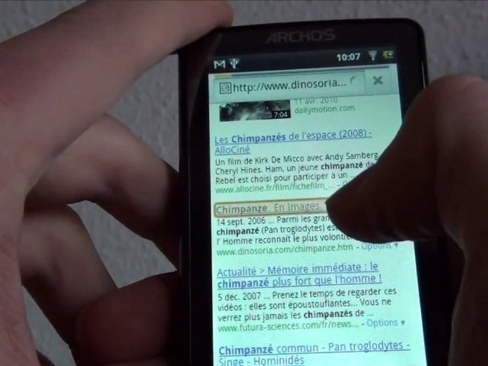 Test Archos 32 Internet Tablet