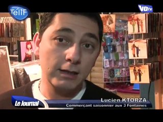 La neige perturbe les courses de Noël (Val-d'Oise)