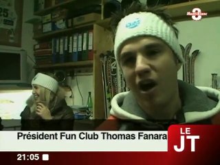 Praz-sur-Arly fête son champion, Thomas Fanara