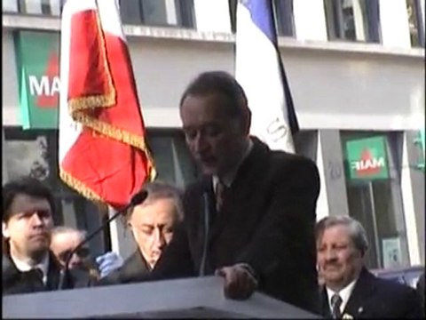 Bertand Delanoé inaugure la Place Claude Bourdet
