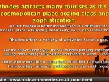 Rental Holiday Homes in Rhodes