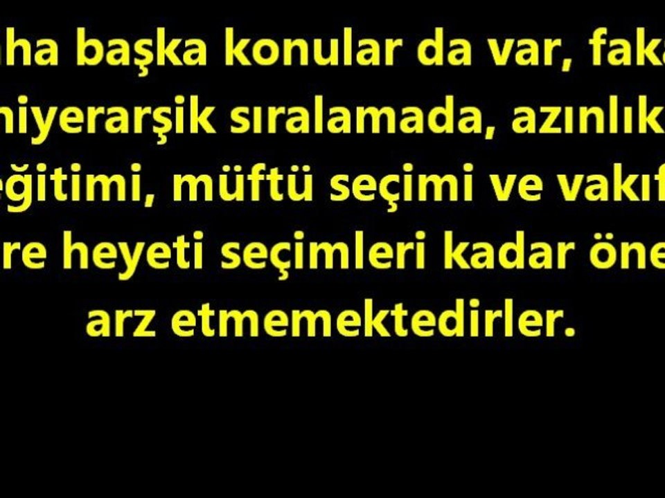 Milletvekili Ahmet Haciosman: SOPA, Muftu secimi