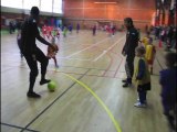Football: Les joueurs de l'Amiens SC à Breteuil