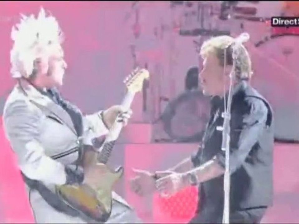 -M-  et johnny hallyday Tanagra live (Bercy 17/12/10)