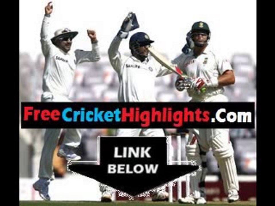 India vs South Africa Highlights 3rd Test, Day 2, 2011