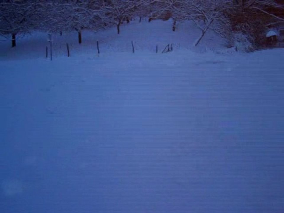 montgaren sous la neige