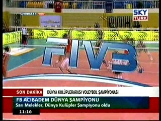 Fenerbahçe Acıbadem Dünya Şampiyonu