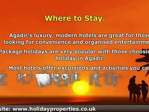 Rental Holiday Homes in Agadir