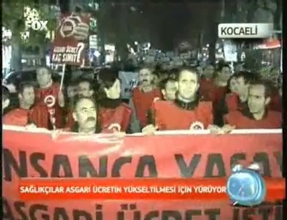 İstanbul Kolu Kocaeli'nde kitlesel bir eylemle karşılandı