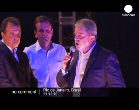 Rio de Janeiro says goodbye to Lula - no comment
