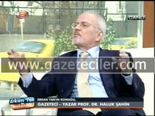 haluk şahin Cüneyt özdemire çaktı