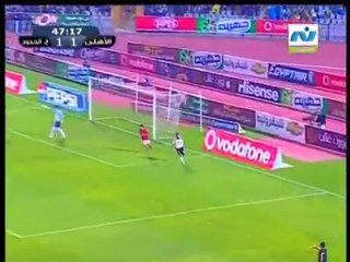 اهداف مباراه الاهلى 2-1 حرس الحدود