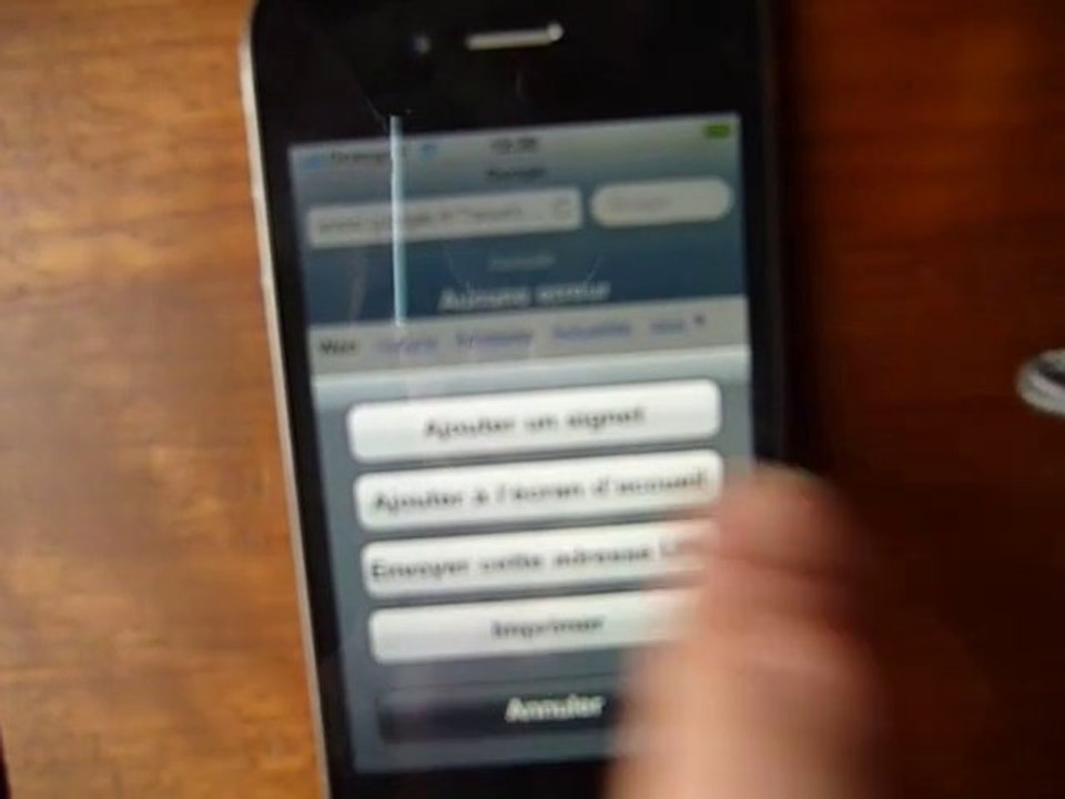 tuto debuter Iphone4 acces internet