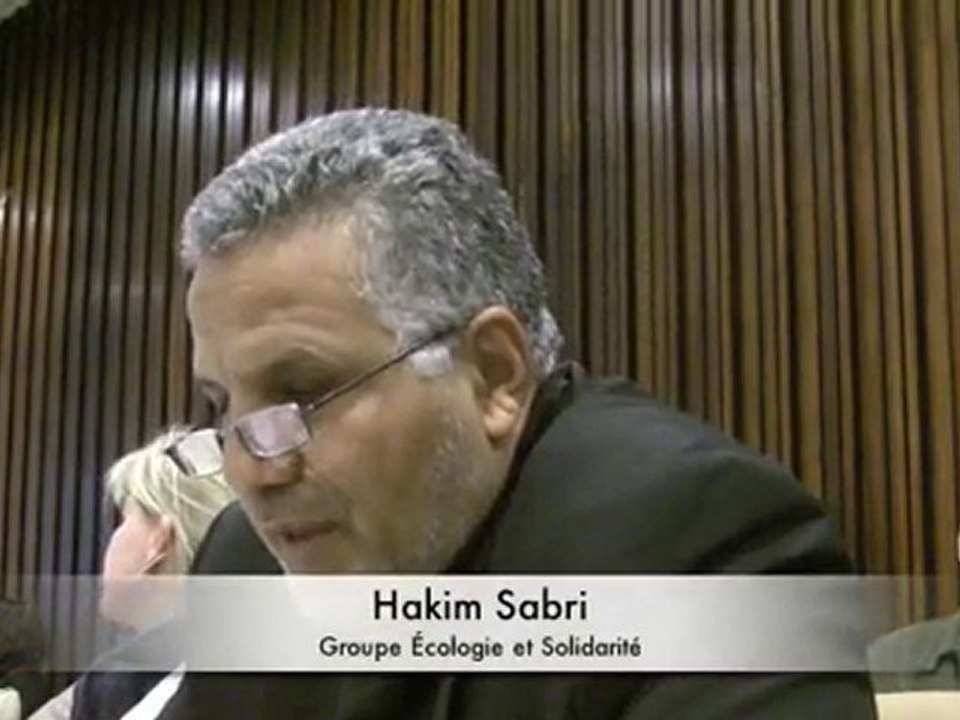 Hakim Sabri - budget 2011/conseil municipal de Grenoble déc.