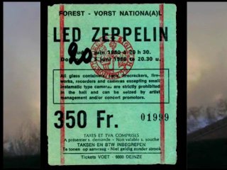 LED ZEPPELIN - BLACK DOG - Fri 20 june 1980 Brussels