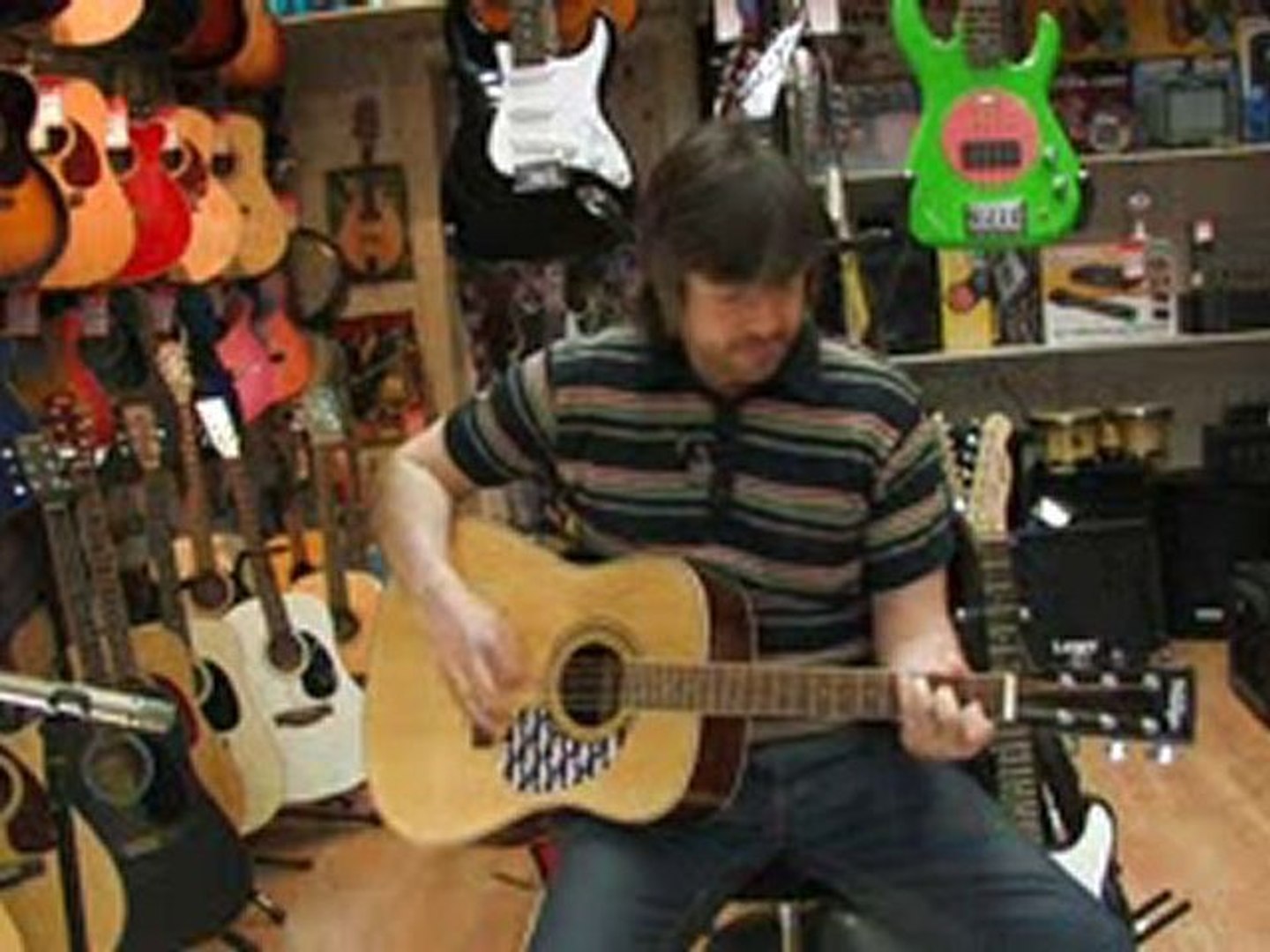 Vintage V400 Acoustic Guitar Review Video Dailymotion