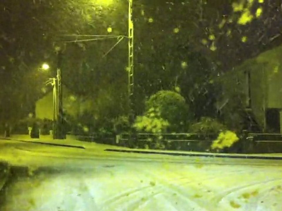 Neige sur Nantes La maudite...