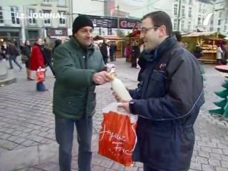 Crise du lait: Distribution de lait gratuite à Nantes