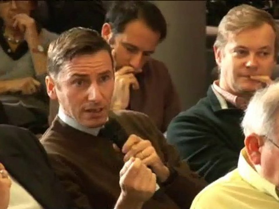 Rémy Daillet, siège du MoDem, décembre 2009