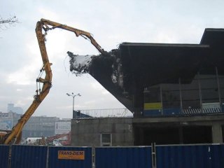 Wyburzanie dworca PKP w Katowicach (3)