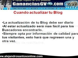 Actualizas tu blog diario?