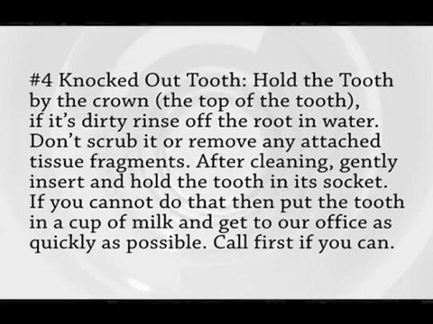 Arvada, Colorado Dentist top 4 dental emergencies, Arvada d