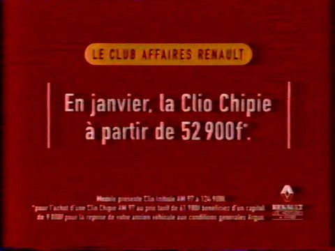 Publicité Clio Chipie Renault 1997