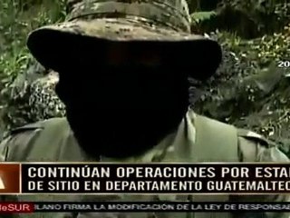 Guatemala carece de suficientes fuerzas de seguridad, no ampliará Estado de sitio