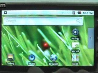 Review gPad G16: Android 2.1, Double Touch ...