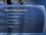 Picking A Singles Vacation : What are popular resort destinations for singles?