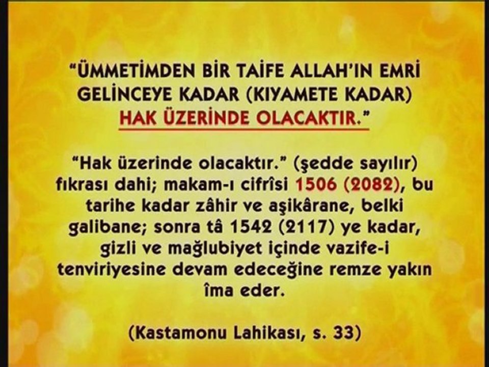 Bediüzzaman Kıyametin Yakın Olduğunu Belirtiyor