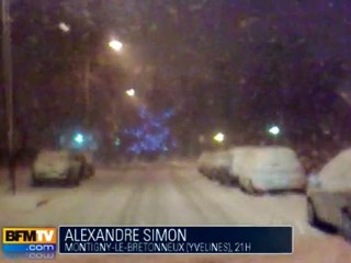 Les témoins BFMTV nous racontent la neige