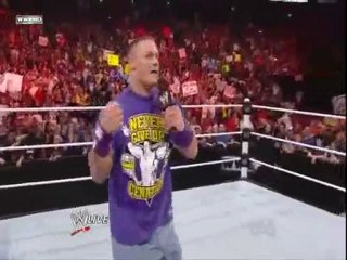 Cena hugs it out with the We Hate Cena Guy