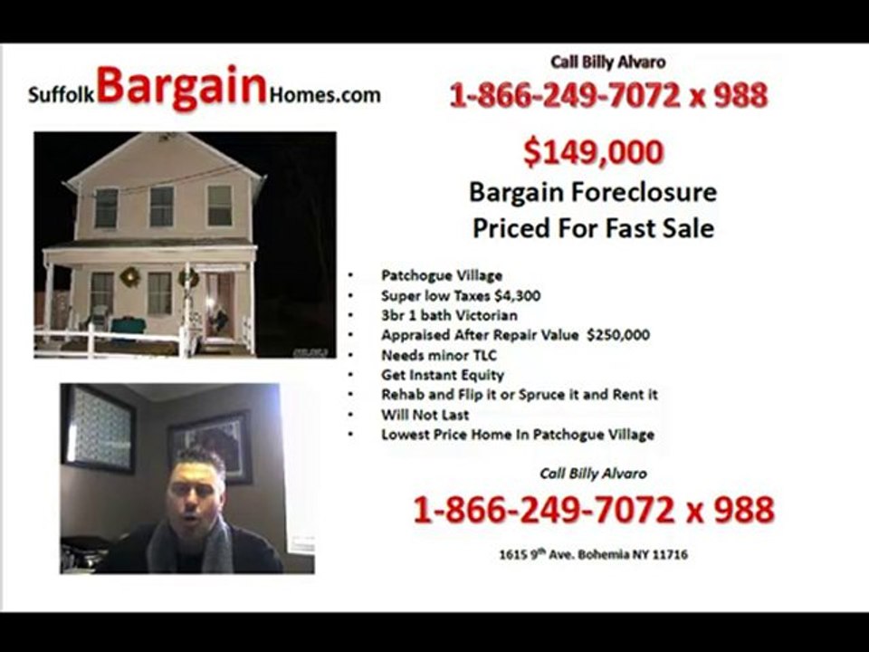 Cheap Foreclosures in Patchogue NY | SuffolkBargainHomes.com